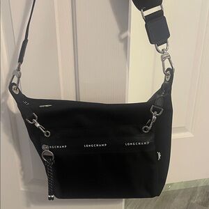 Longchamp Black Messenger Bag